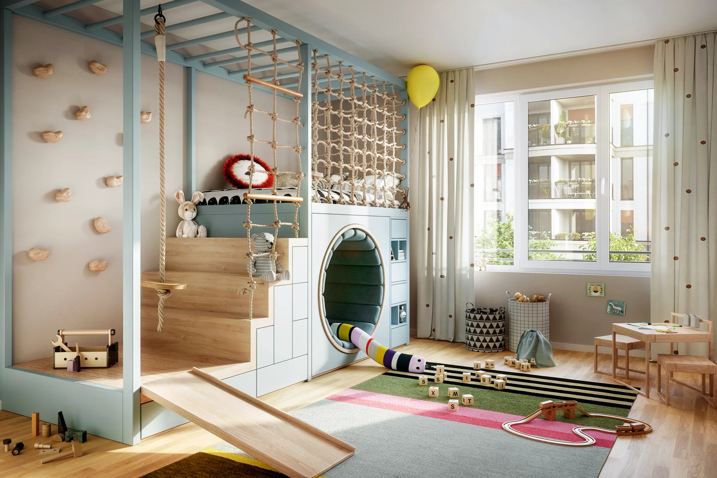 Kinderzimmer im zweiten Obergeschoss von Lotta